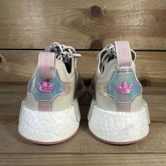 Women’s Size 7 - Adidas NMD R1 “Bliss Pink” Comfort Running Sneakers GW9473 READ - Picture 4 of 12